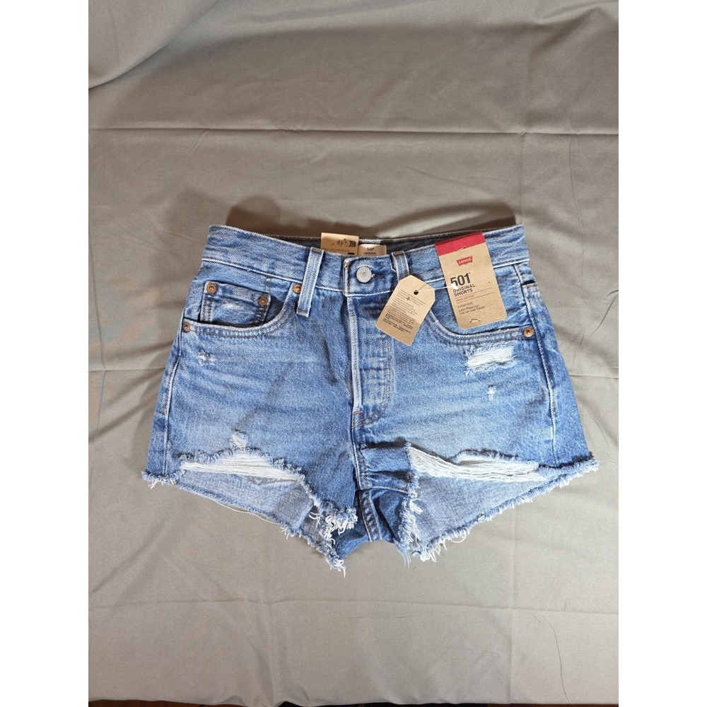 women's levi's 501 nwt jean‎ shorts size 24